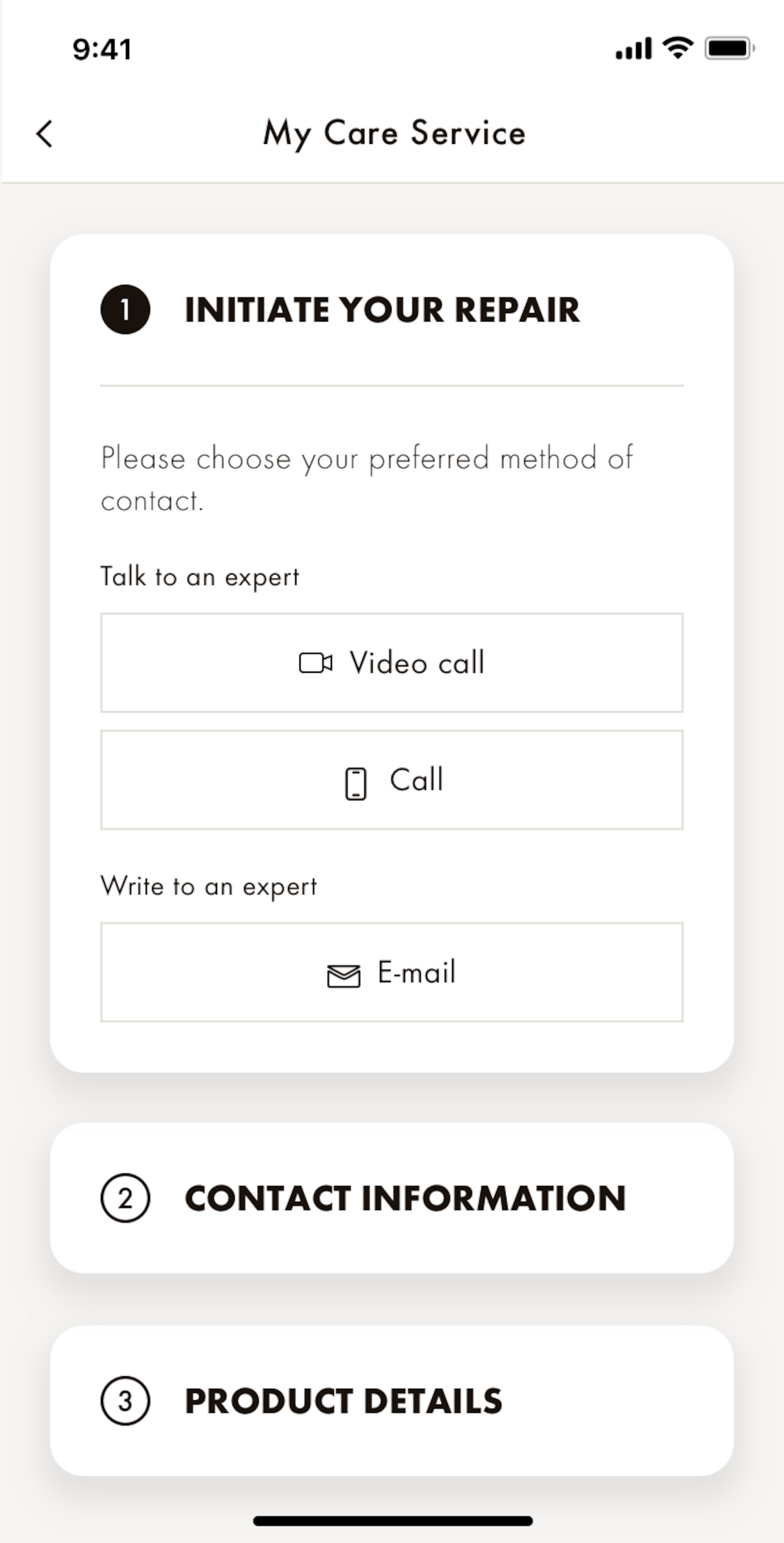Repair Service Online LOUIS VUITTON