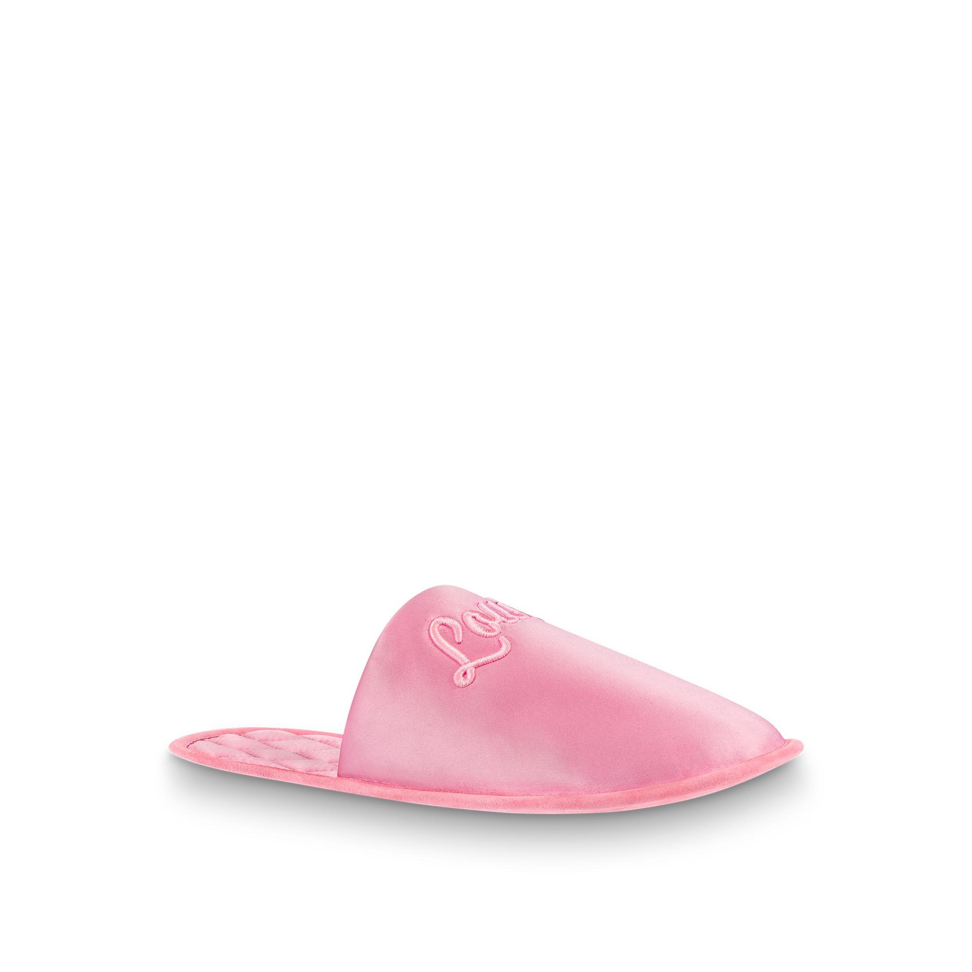 louis vuitton slippers pink