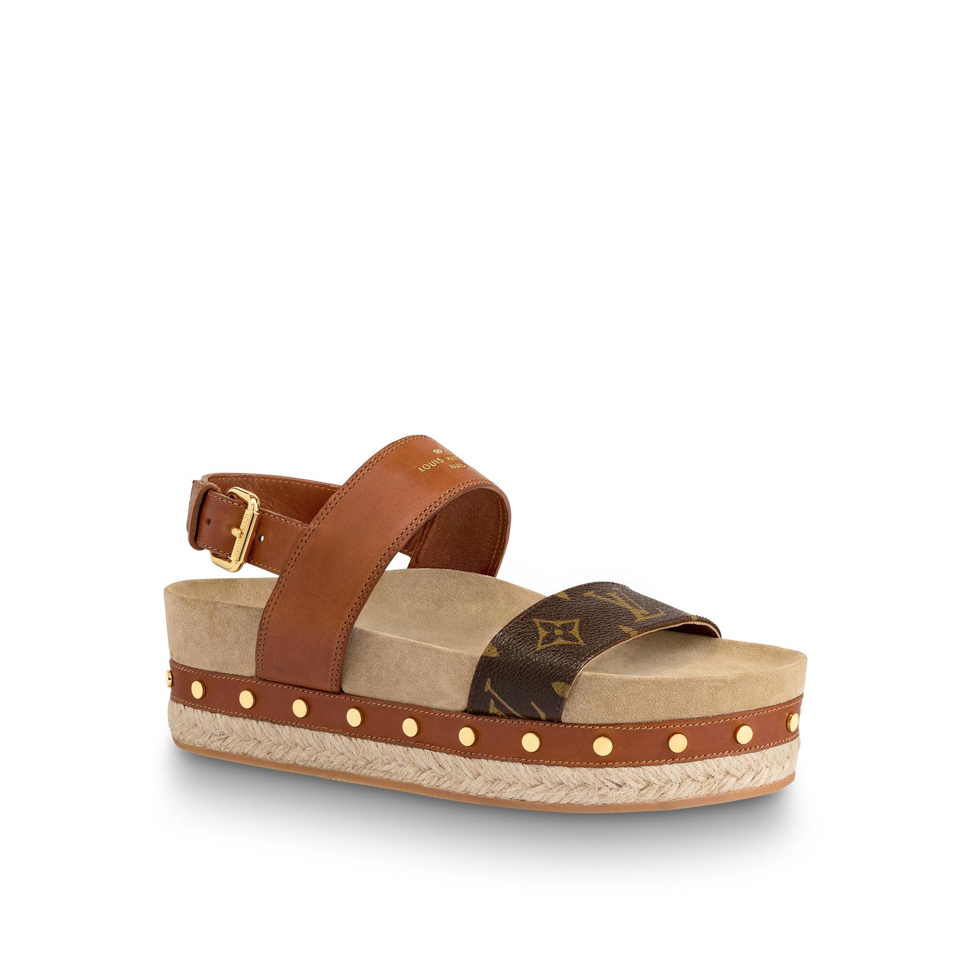 louis vuitton platform slides