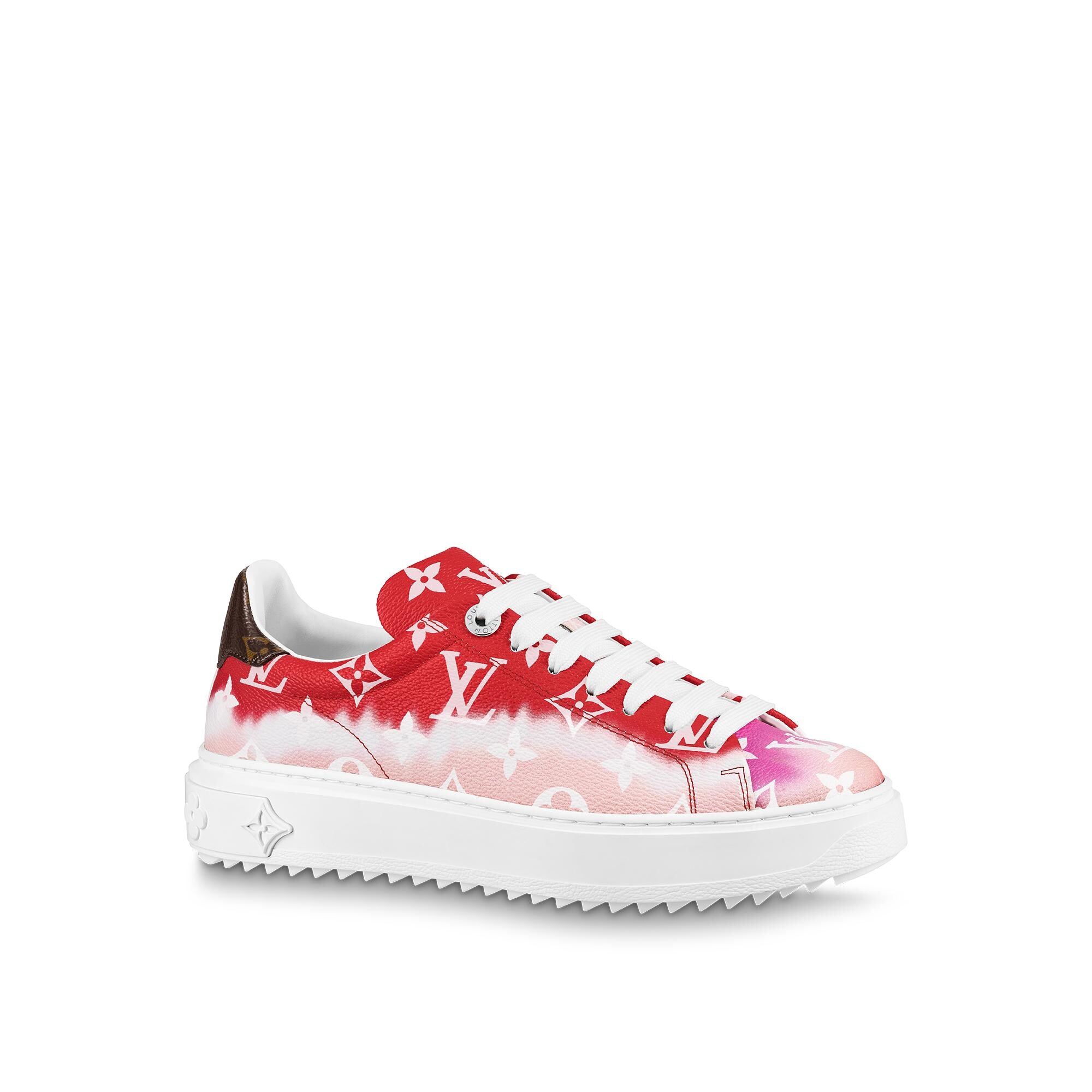 louis vuitton time out sneaker pink