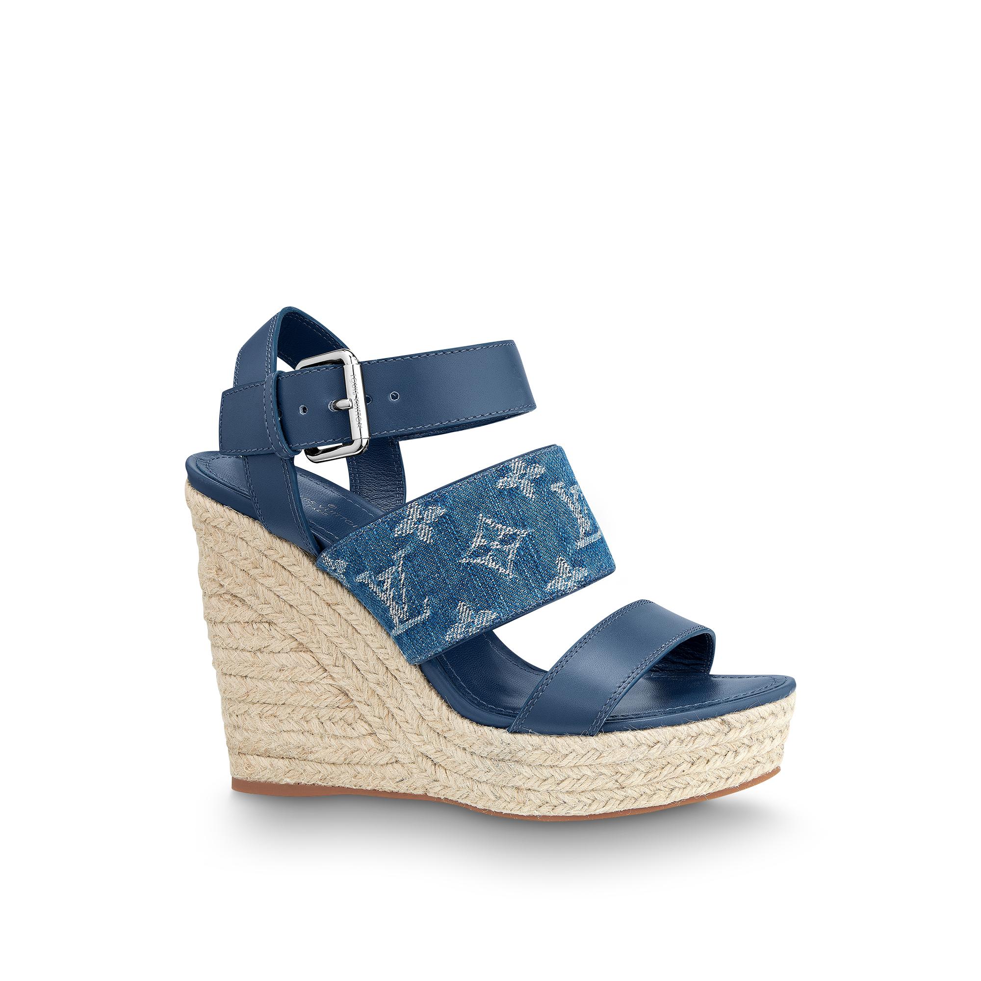 lv platform sandals