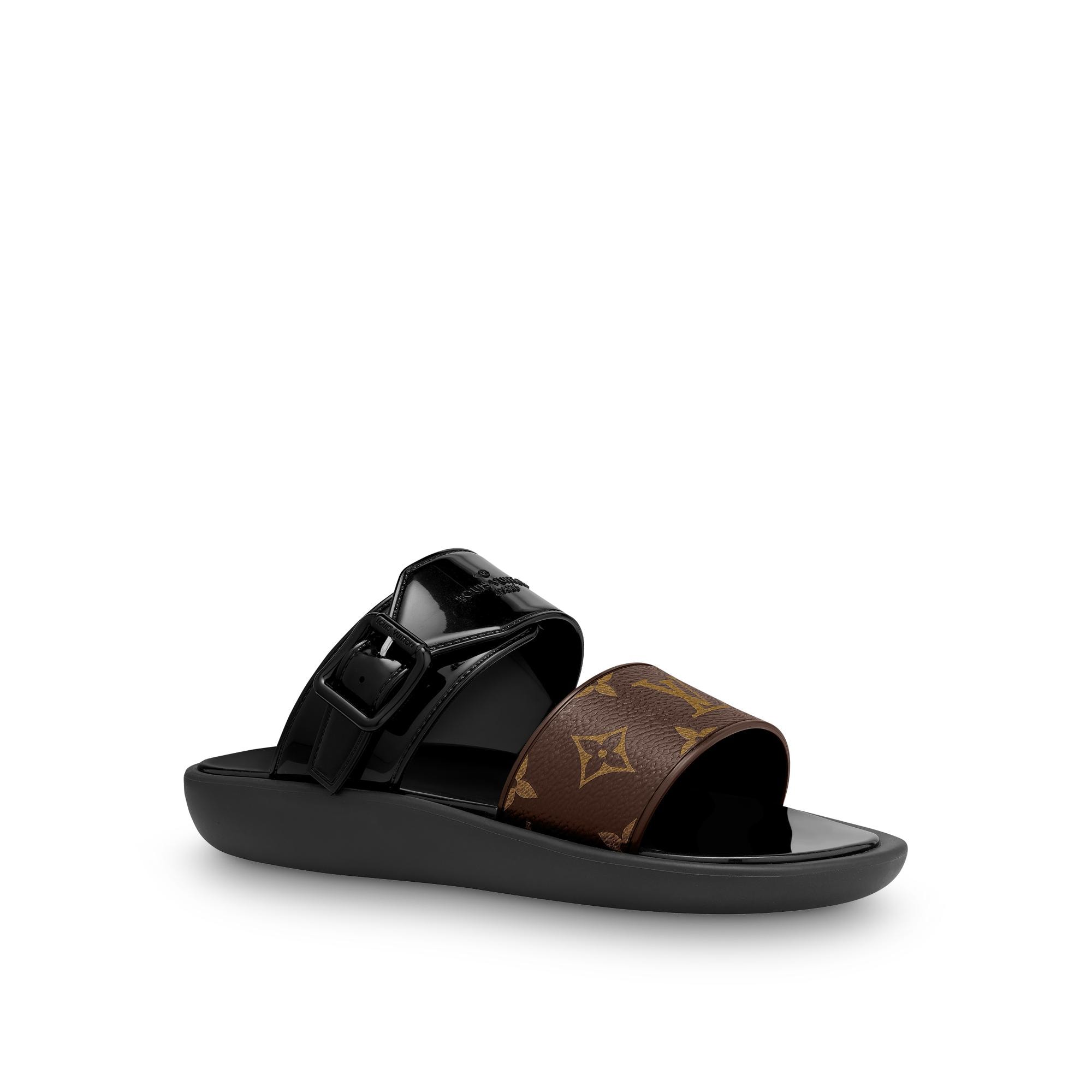 flat mule slides
