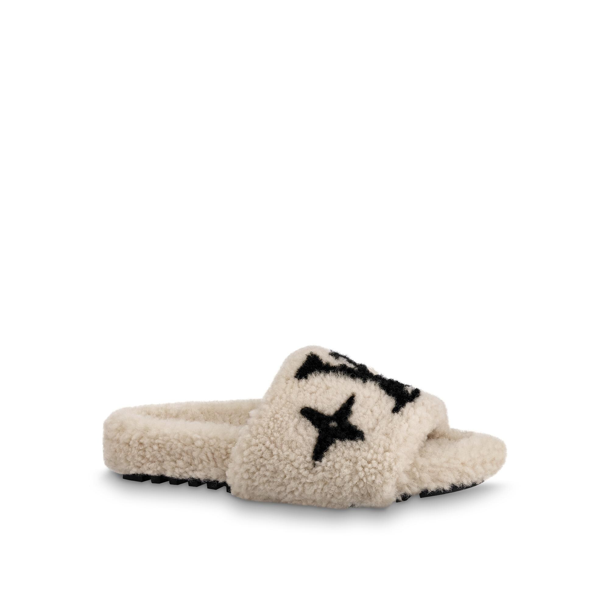 louis vuitton flat mule slippers