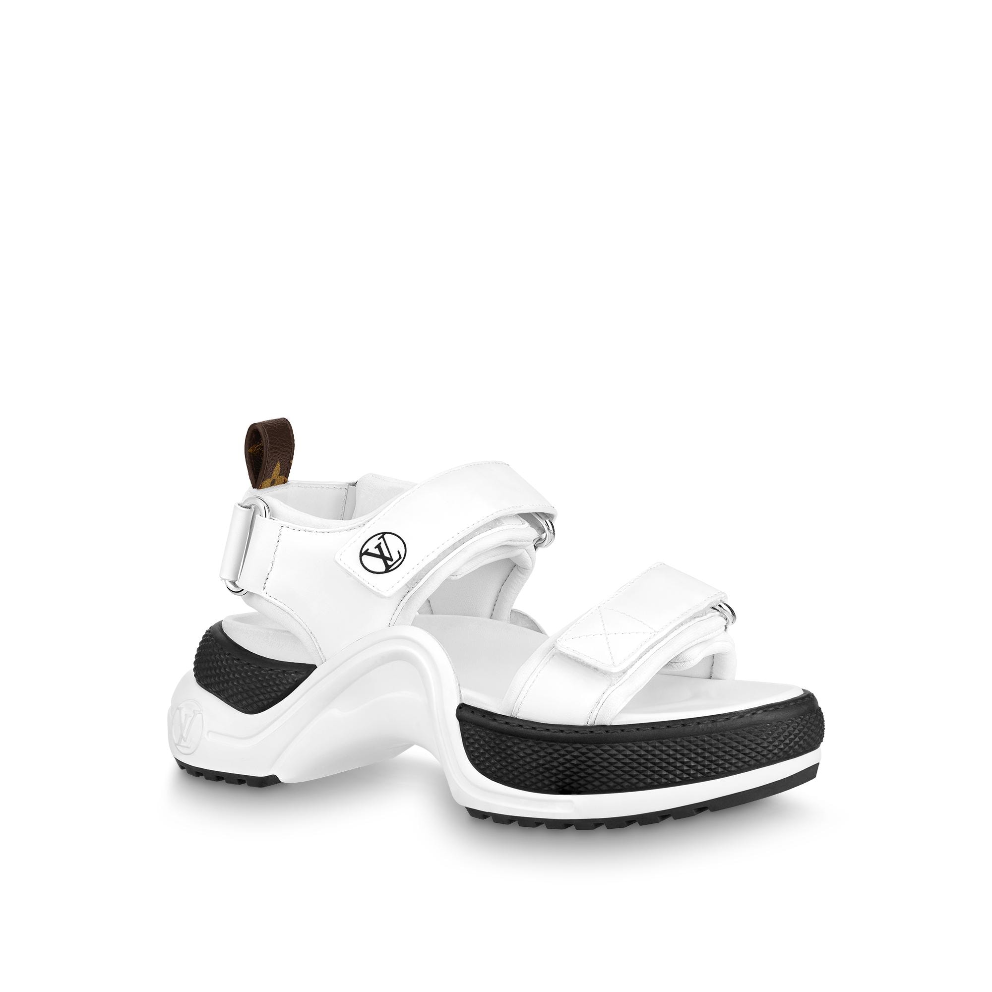 louis vuitton platform slides