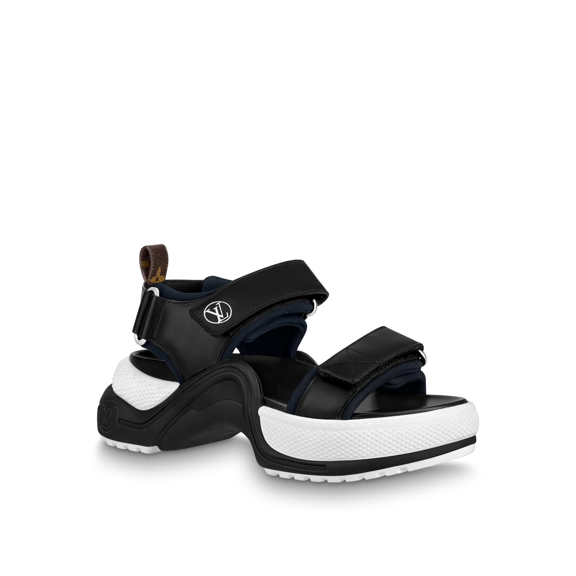 louis vuitton platform slides
