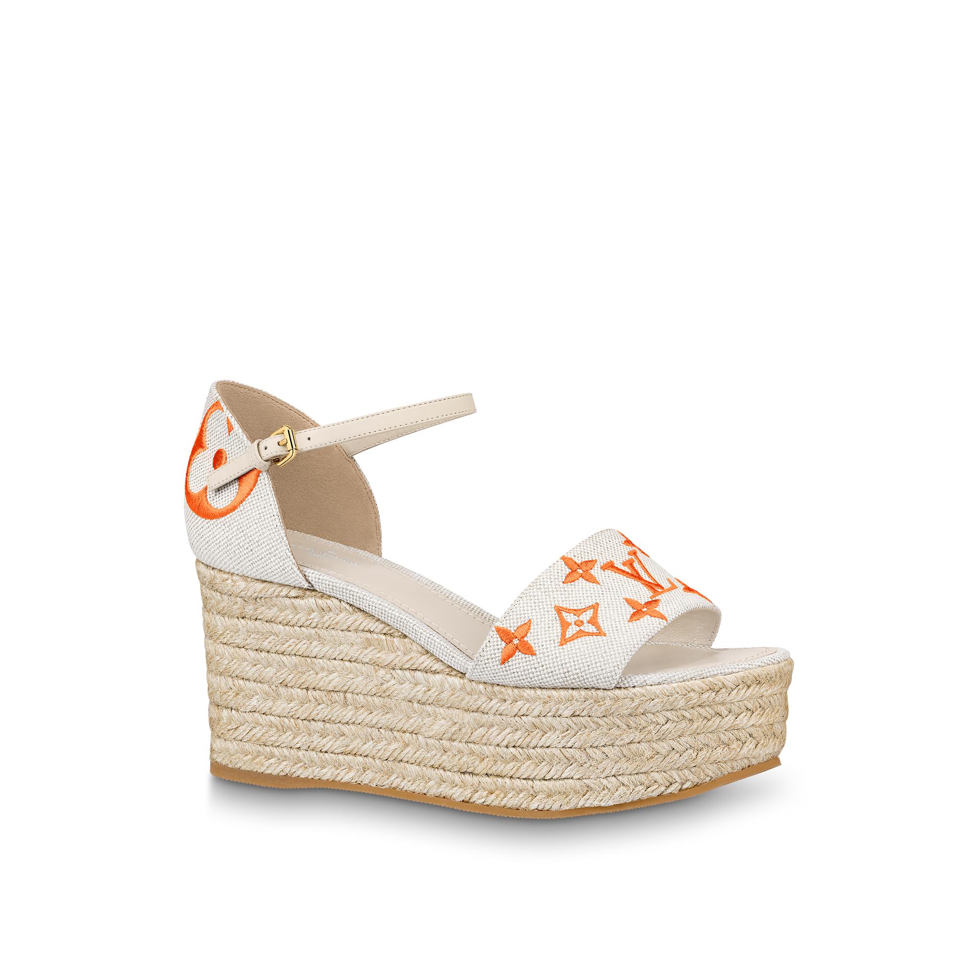 louis vuitton platform slides