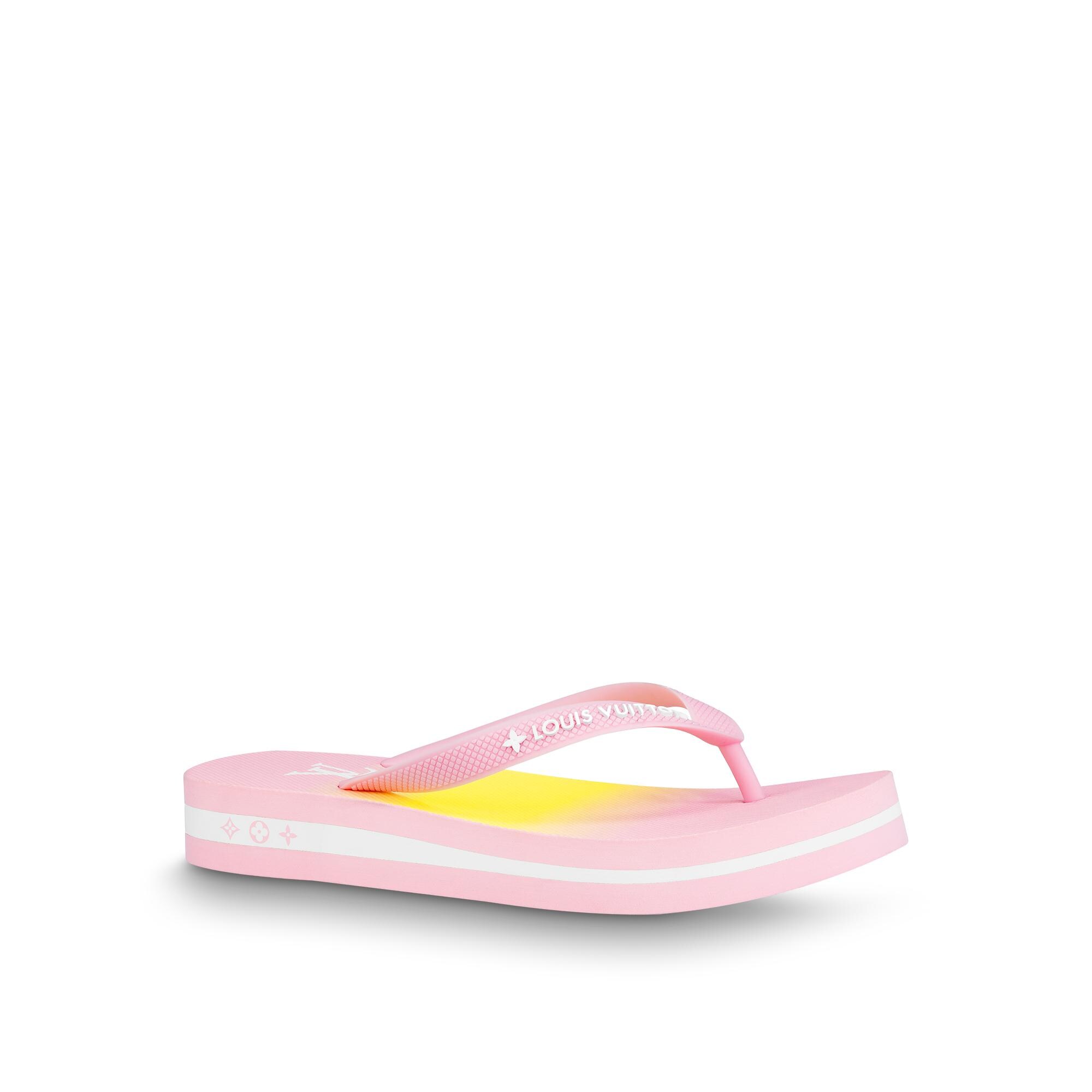 louis vuitton slippers pink