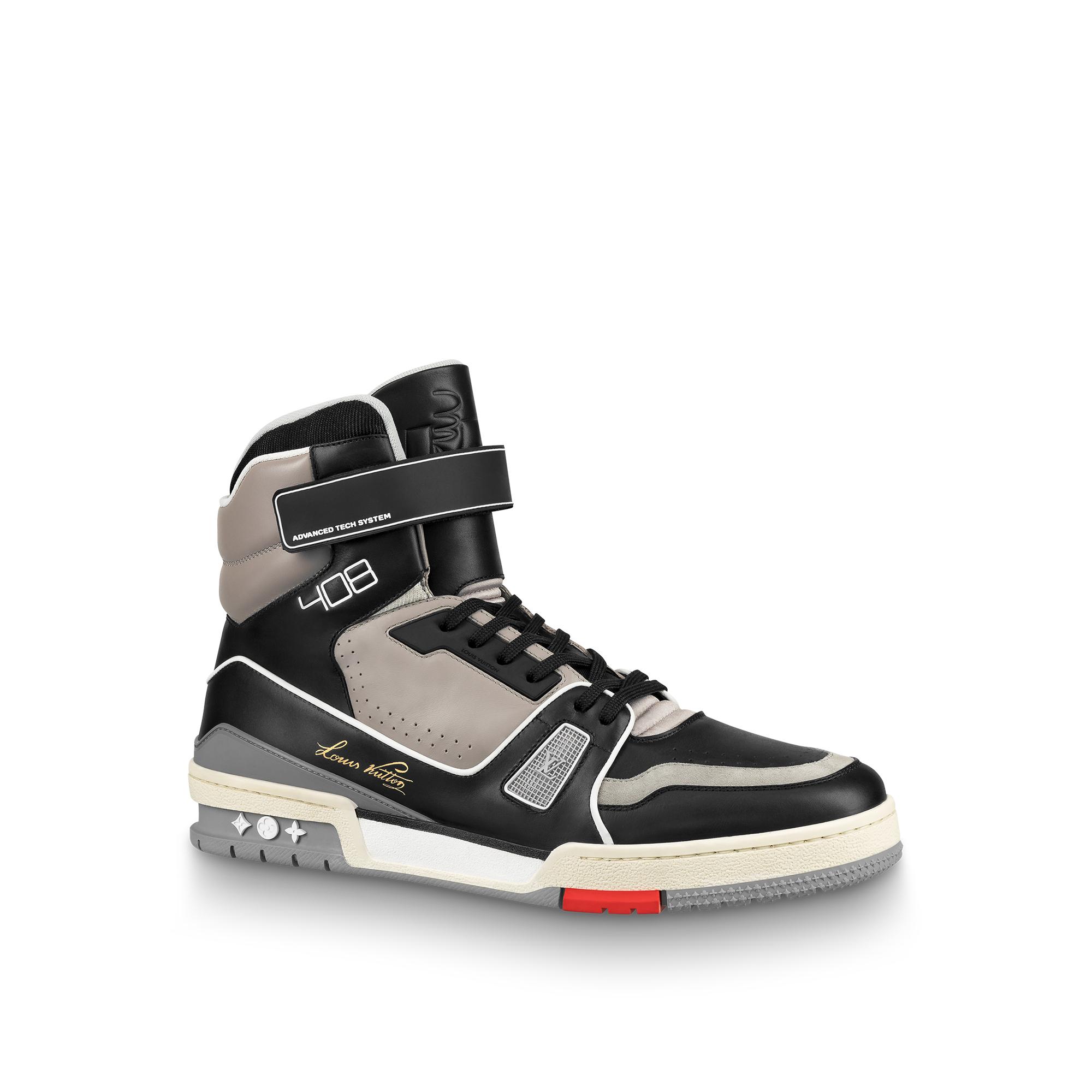 mens high top louis vuitton sneaker
