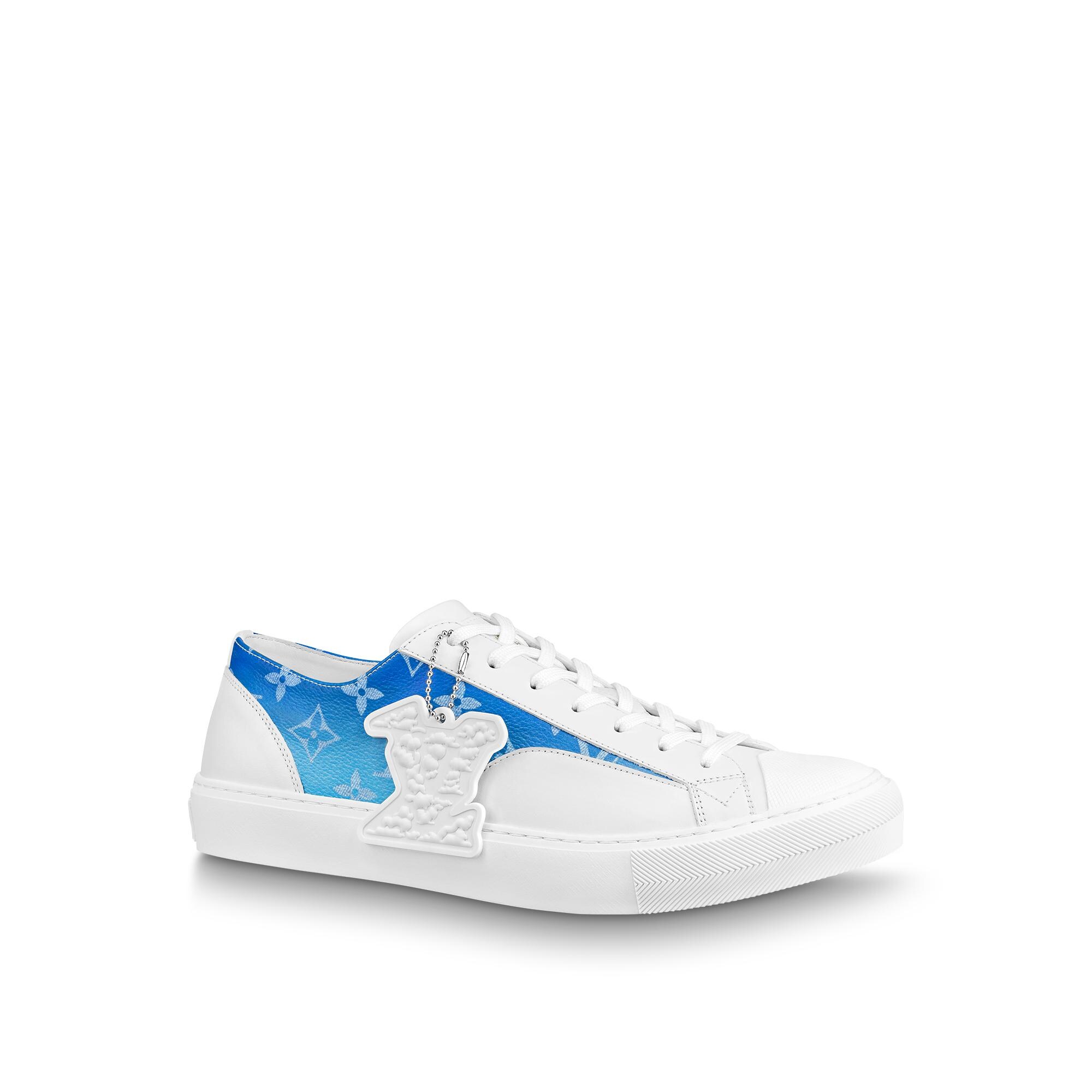 blue louis vuitton shoes