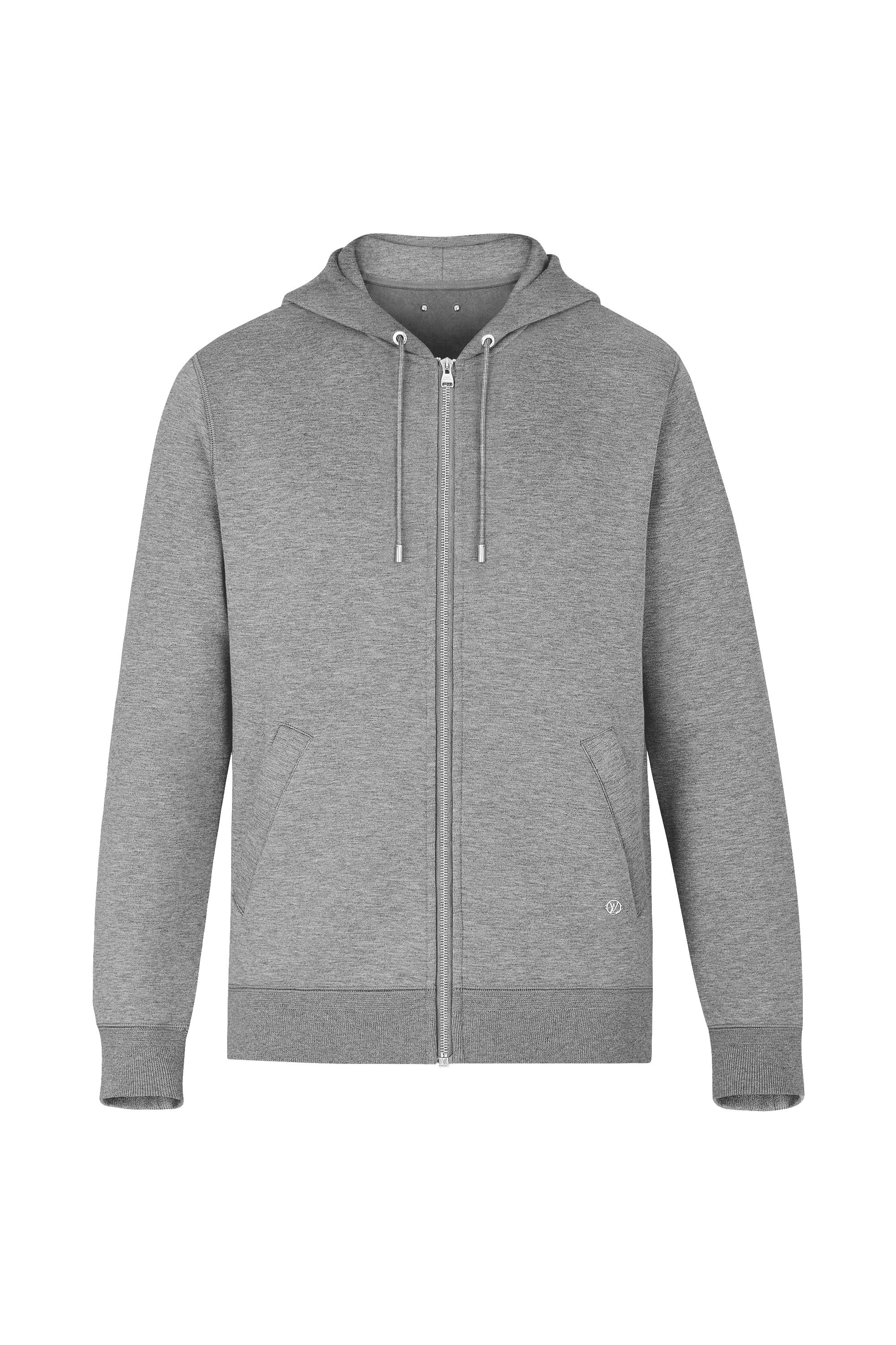 mens gray zip up hoodie