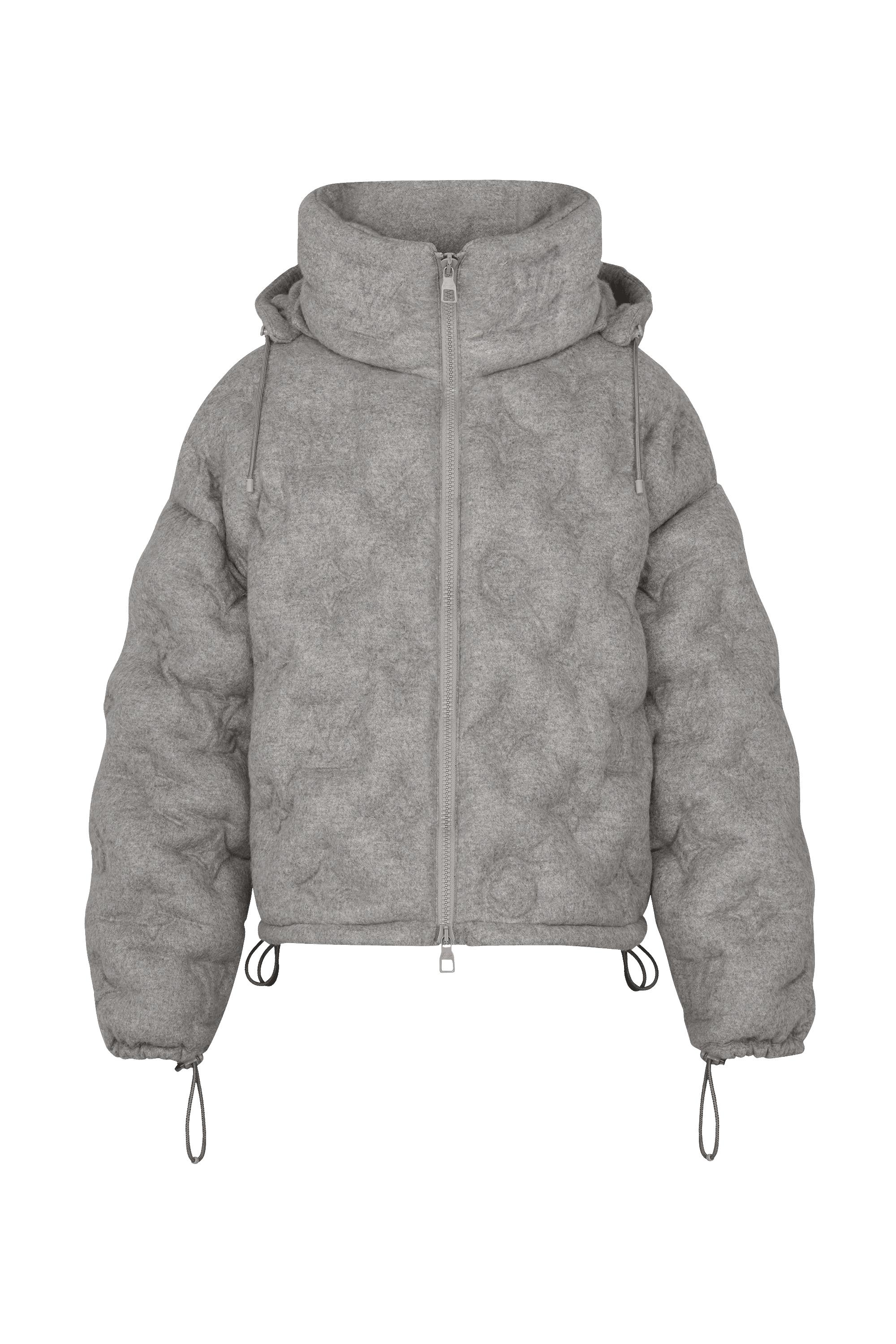 grey puffer jacket mens