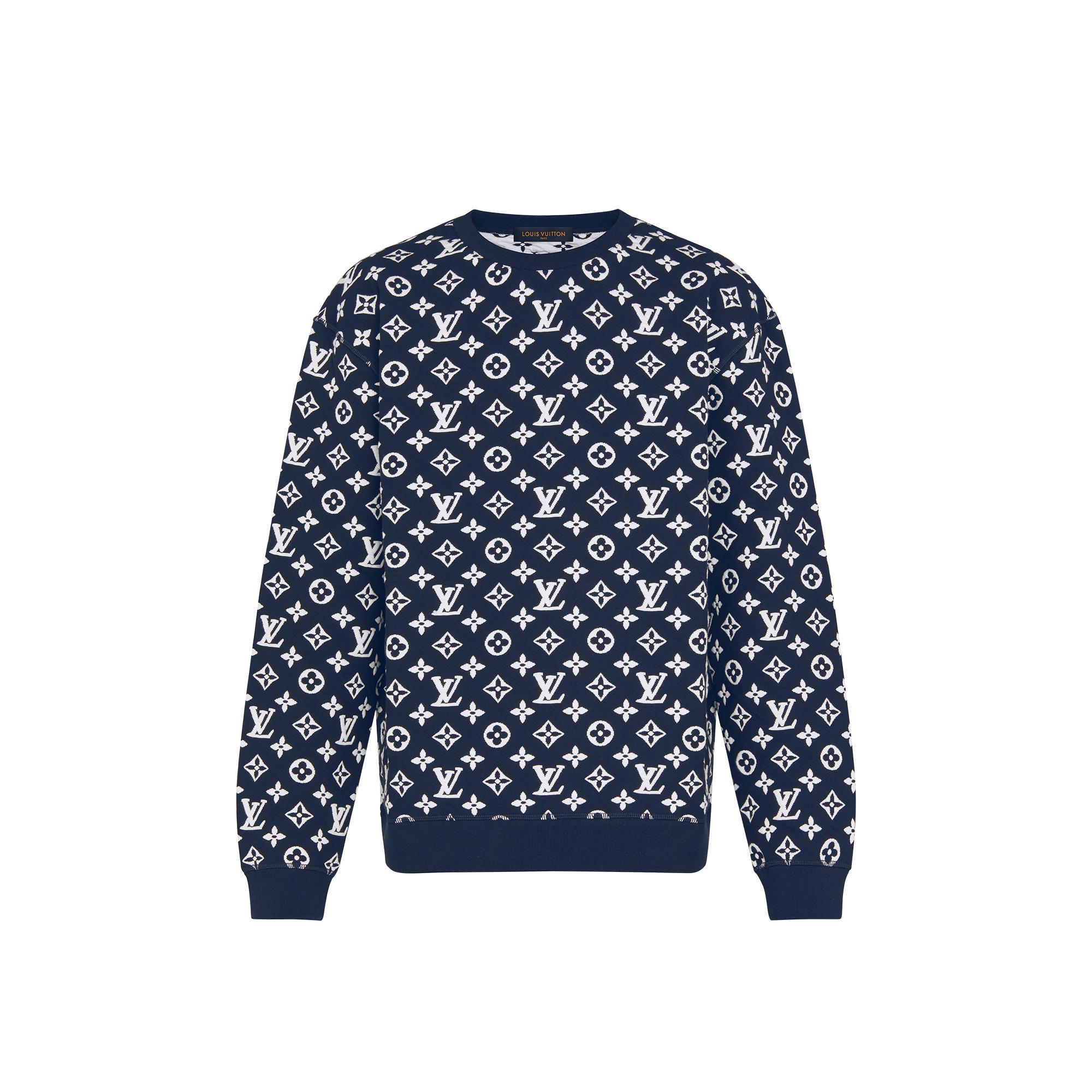 louis vuitton logo sweatshirt