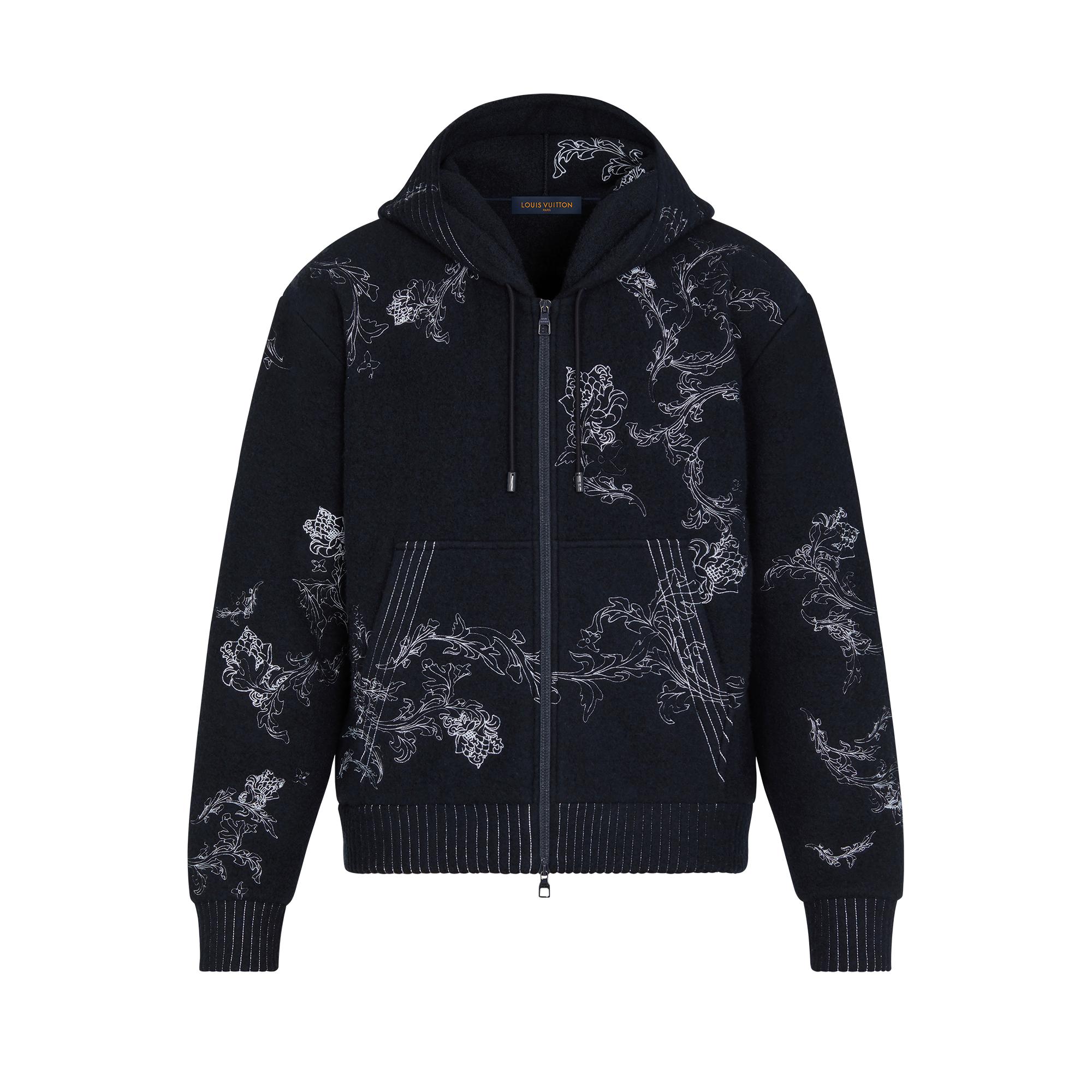 louis vuitton logo hoodie