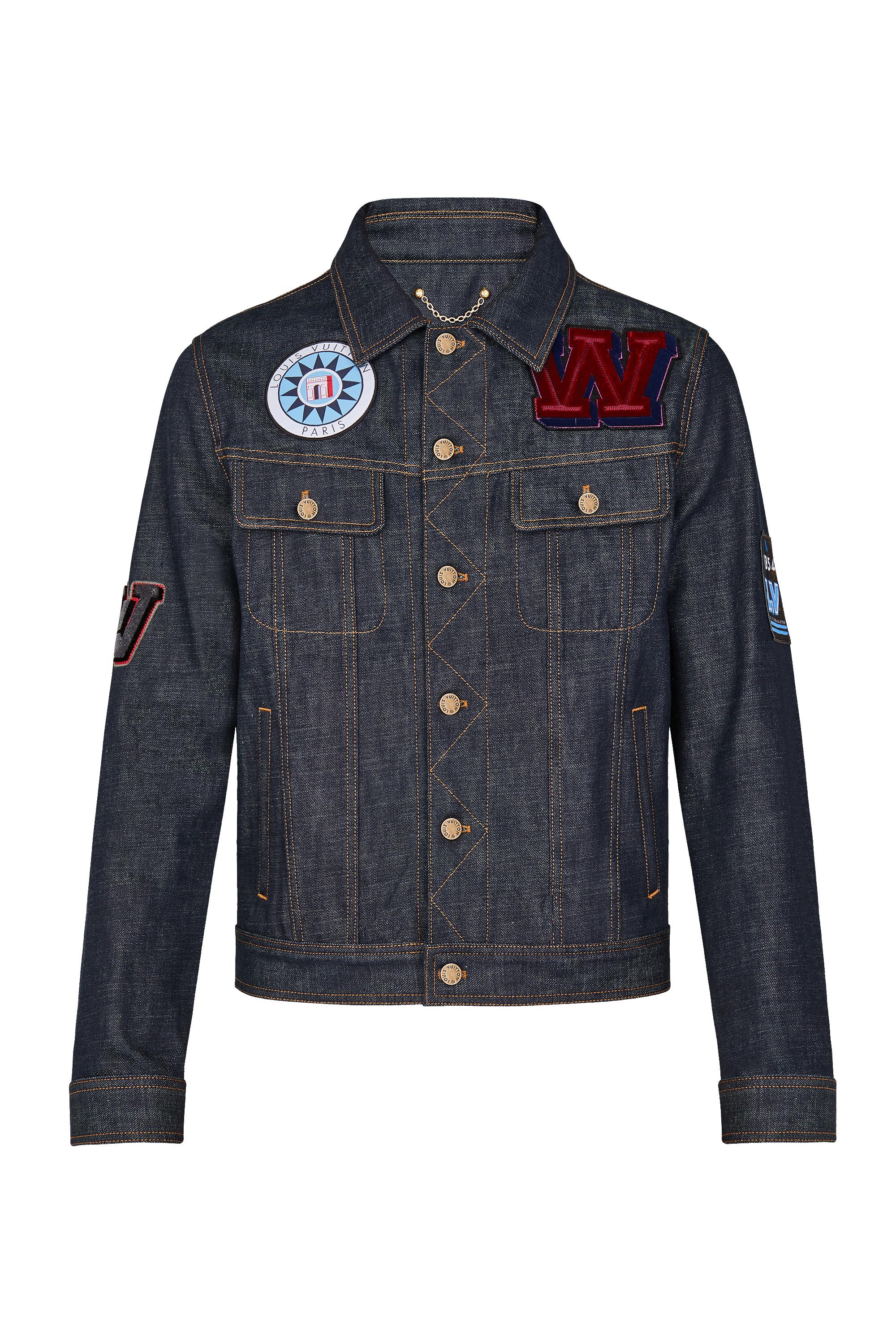 lv jeans jacket