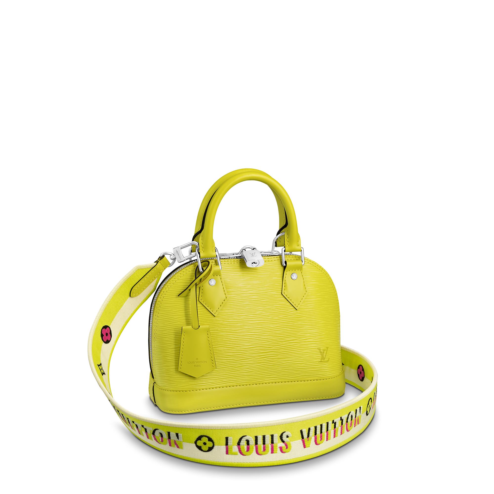 yellow lv bag
