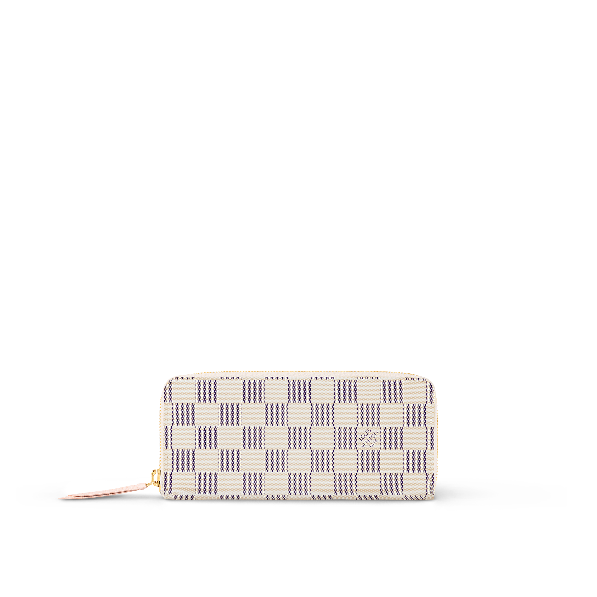 Clémence Wallet Damier Azur Canvas in 