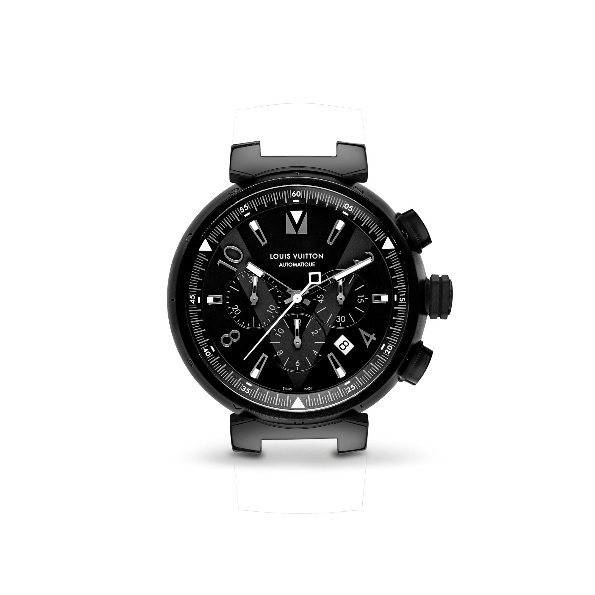 tambour horizon matte black 42 my lv tambour