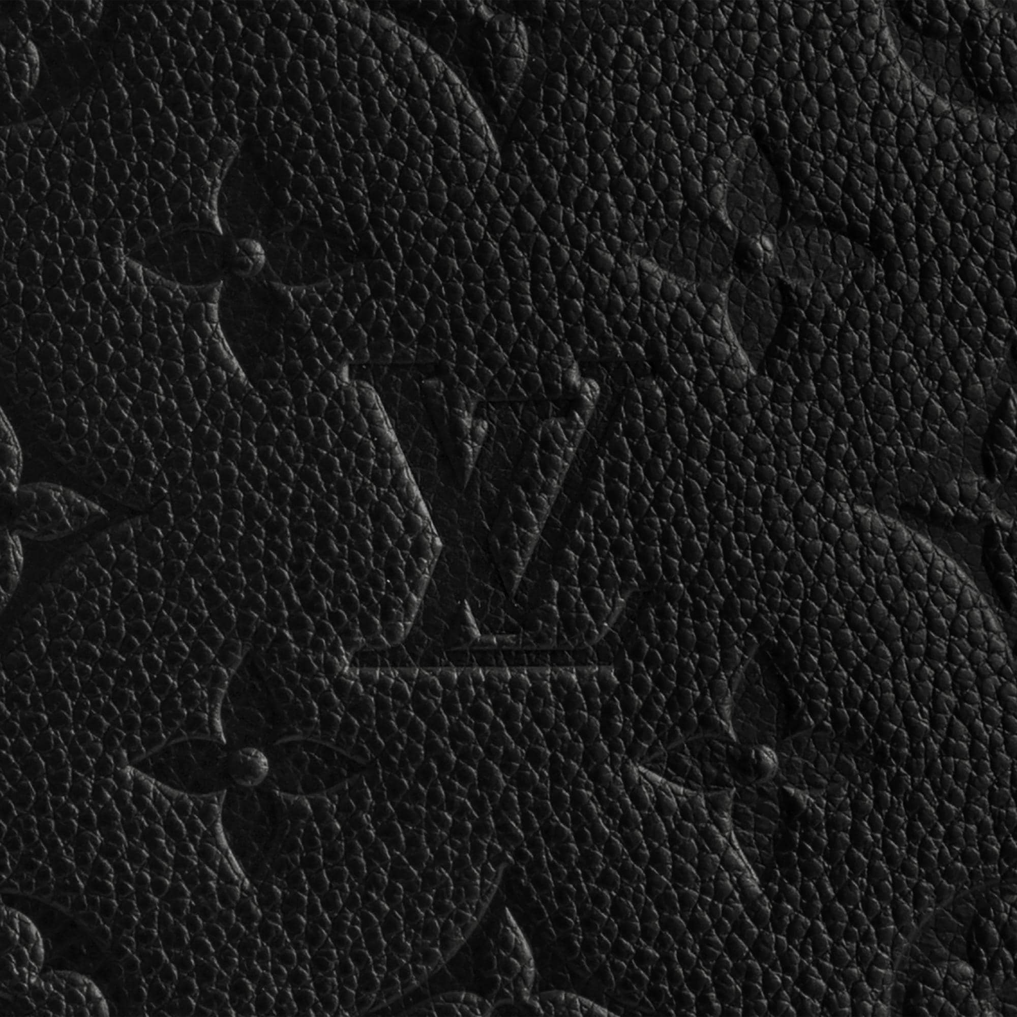 Louis Vuitton NEVERFULL MM bicolor monogram empreinte leather black/beige  M58907