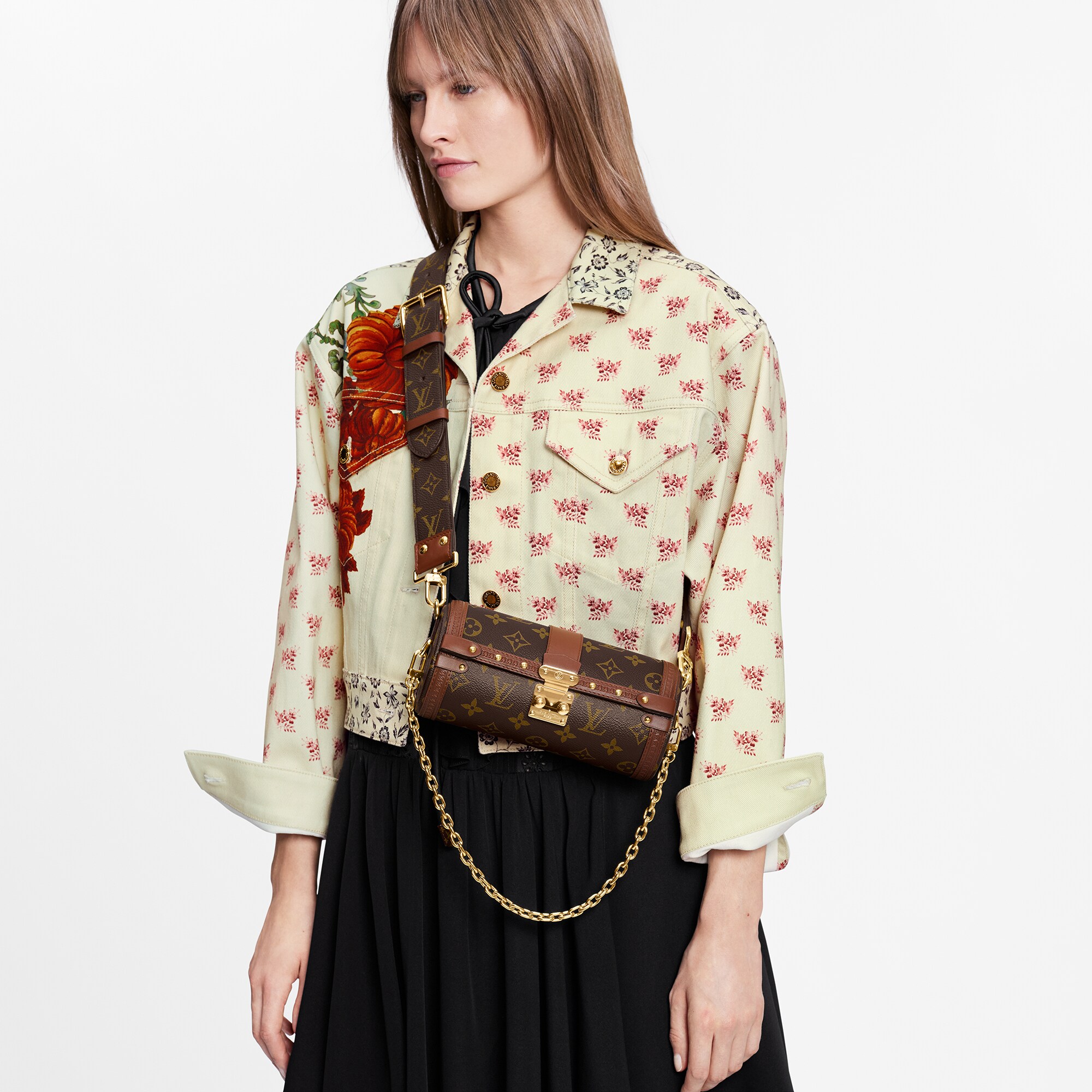louis vuitton pink leather bag