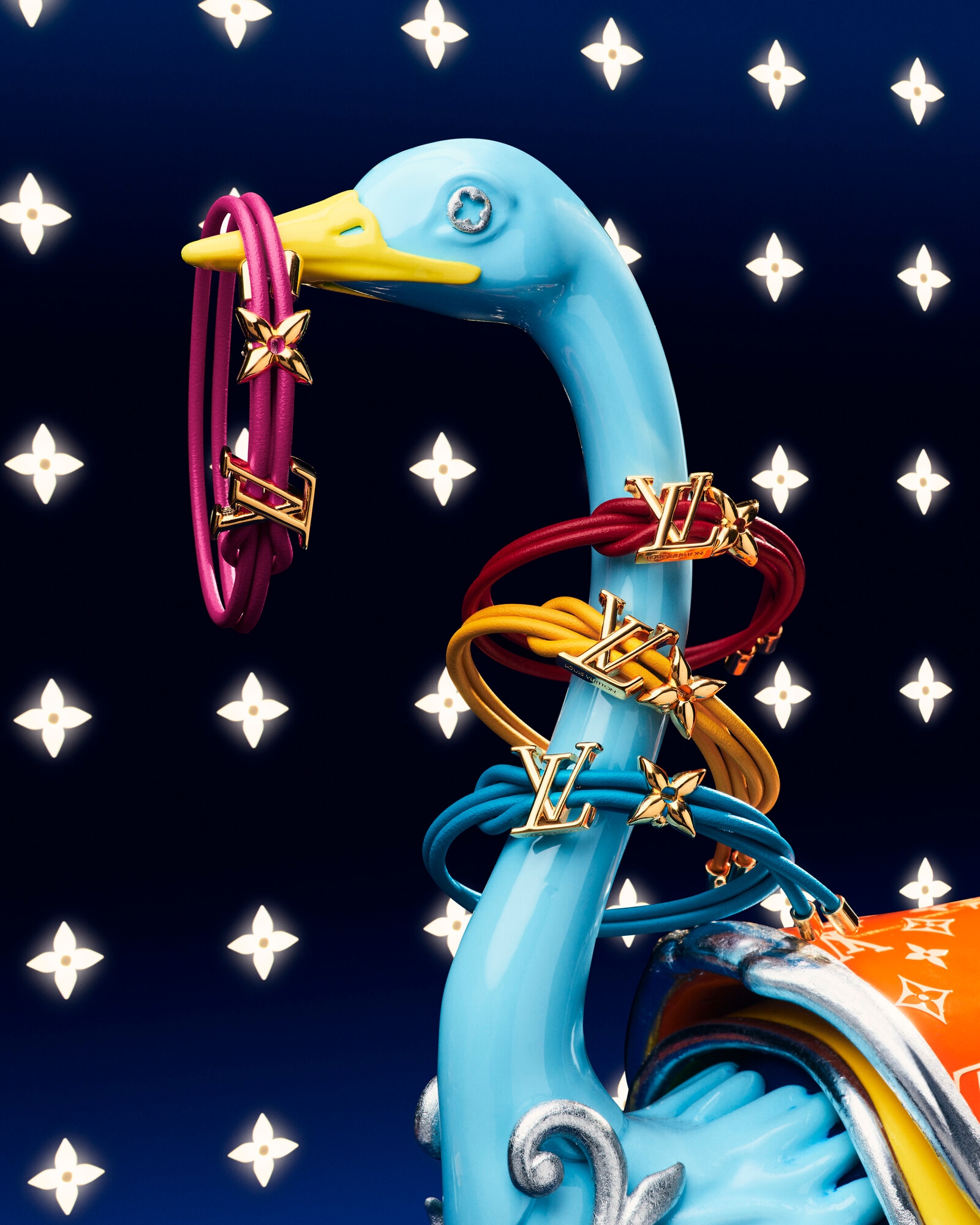 LOUIS VUITTON モノグラムチェーン リング&カラビナ付きキーホルダー 飾品配件- 全新系列名牌精品- 路易威登Colormania 系列| LOUIS