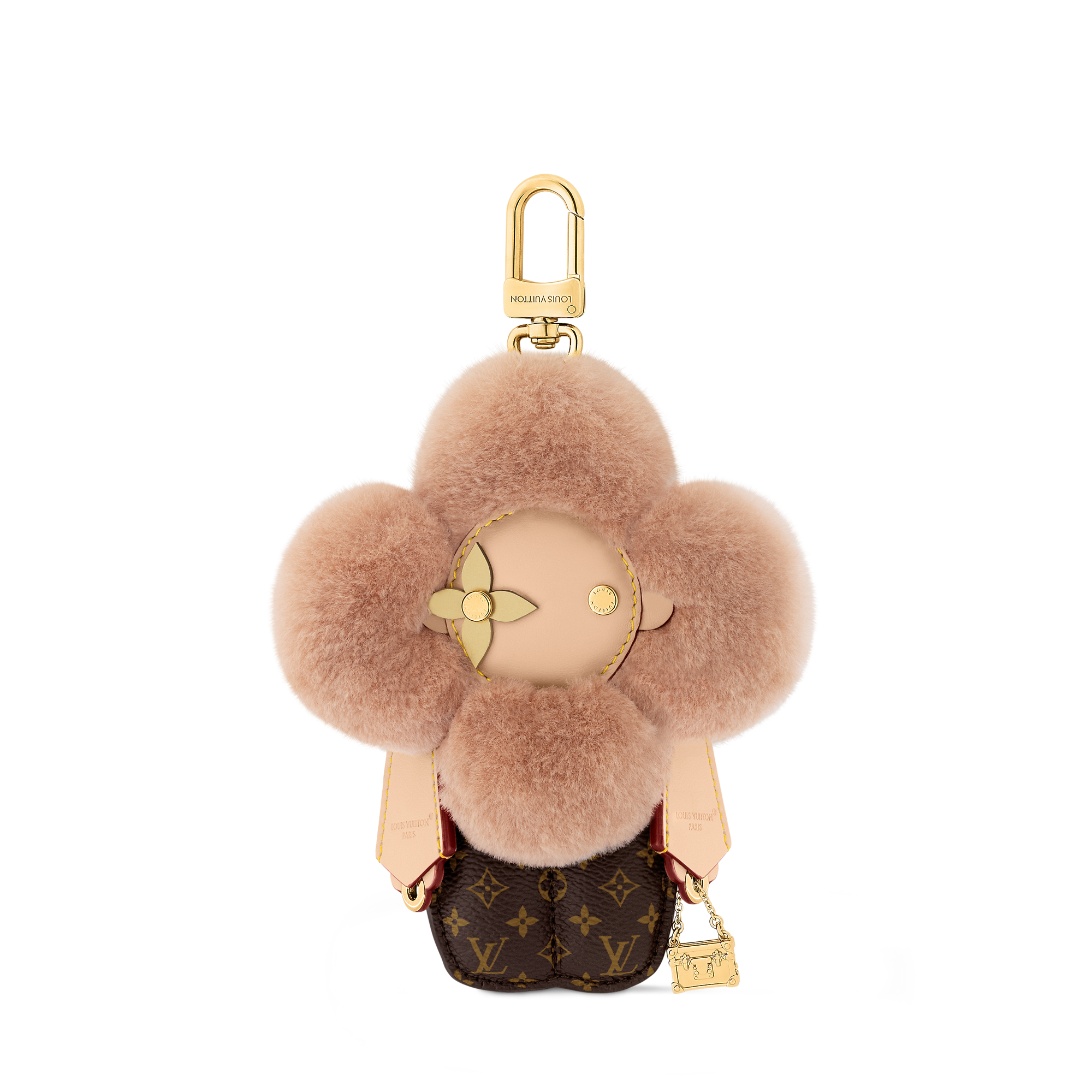 ルイヴィトン 服飾小物 レディース モノグラム キーホルダー イヤホンポーチ LVベアkuma Louis Vuitton M01361 中古