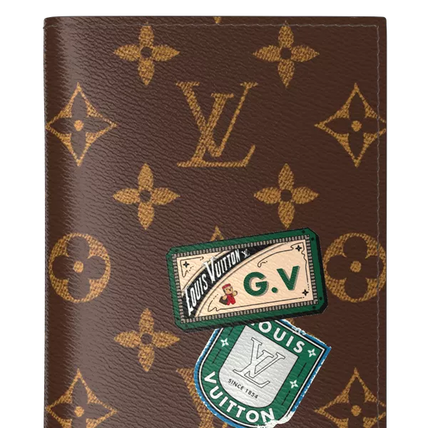 Passport Cover Mon Monogram Monogram in Hadiah dan Personalisasi