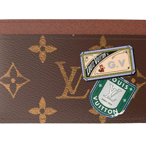 Card Holder Mon Monogram Monogram in Hadiah dan Personalisasi